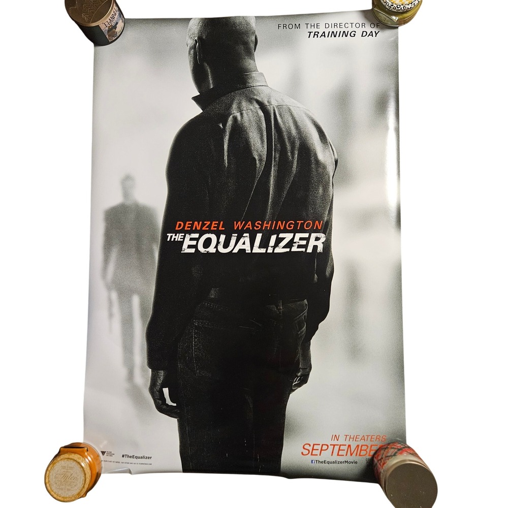 The‎ Equalizer 2014 Promo Movie Poster 27x40 Denzel Washington Marton Csokas